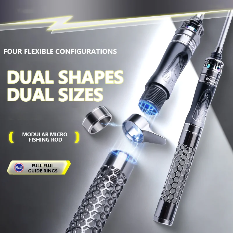 

Спиннинговая удочка Mavllos Warframe, леска 0,2-0,8PE, 1-6 г, F Action, 4 + 1 секция, удочка для литья с наконечником из морского углерода UL