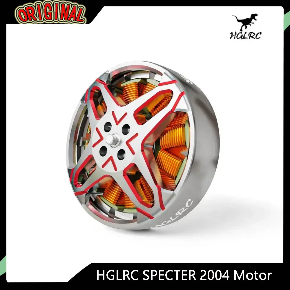 

HGLRC SPECTER 2004 Бесщеточный двигатель — 1800 кВ, 4-6 с LiPo | Реквизит 3-5 дюймов для FPV фристайл и дронов Cinewhoop