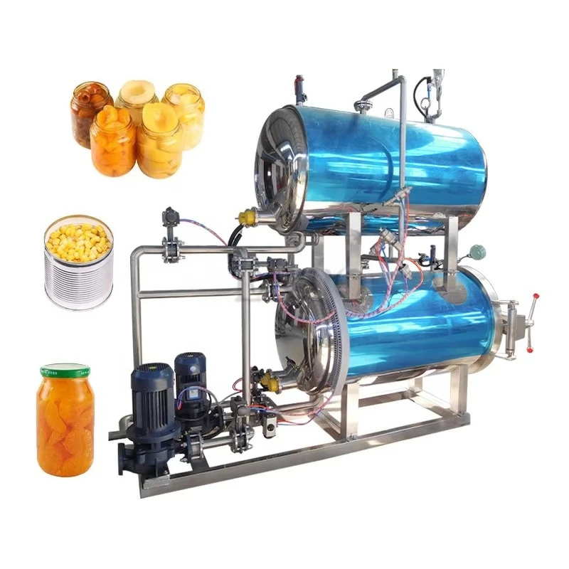 High Temperature Sterilization Kettle / Food Autoclave Sterilizer / Canned Food Autoclave Price Customized