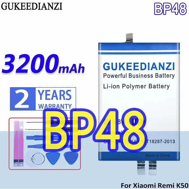 

3200Mah BP48 For Xiaomi Redmi K50 Environmentally Friendly Mobile Phone Battery