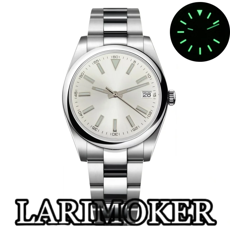 LARIMOKER 36mm/39mm Men's Watch with Date Window Sapphire Crystal Luminous NH35 ETA2824 PT5000 Movement Automatic Mechanical Wat