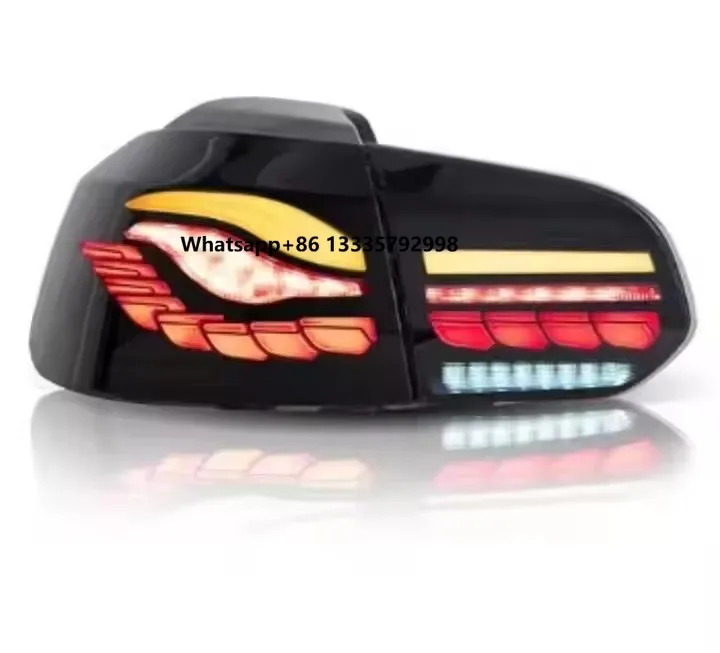 Wholesale New Style LED Taillights for 2010-2014 Mk6 Golf R20 Volks/Wagen Golf 6 Auto Lamps 6000k Color Temperature Car Parts