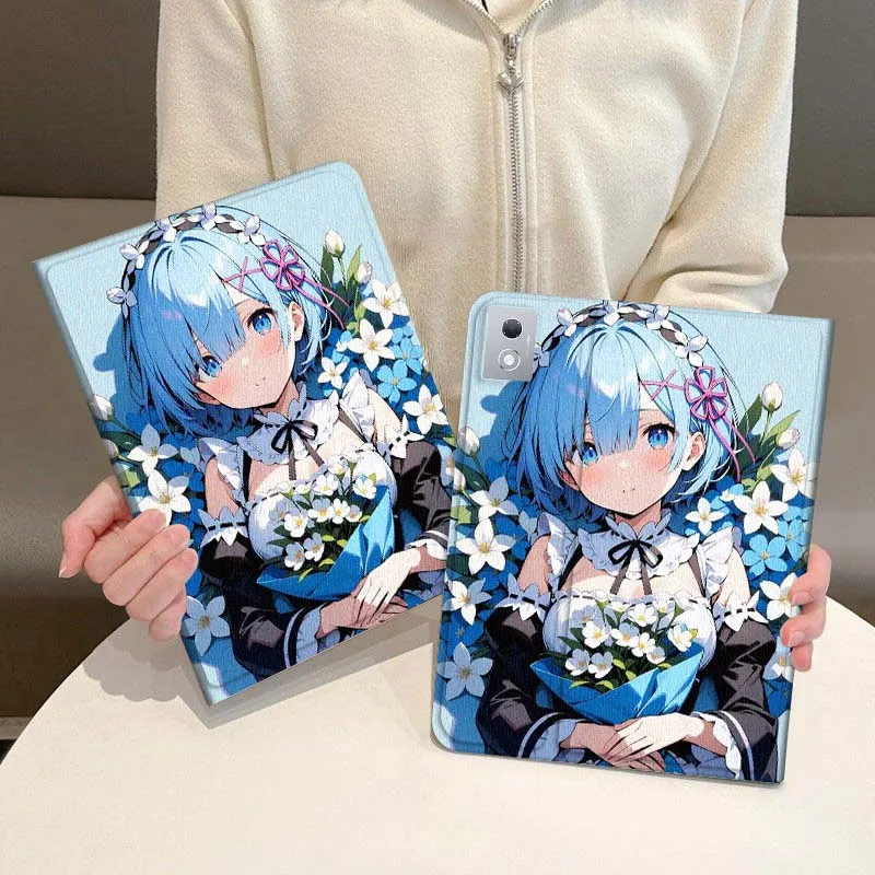 

R-Re Z-ZEROS Anime Art For Legion Xiaoxin Pad P12 Pro Y900 GT 2023 2025 12.1 12.7 14.5 inch Tablet Case