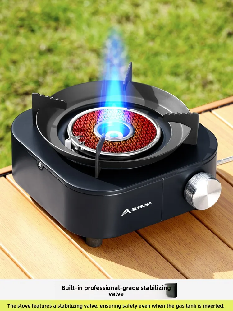 

Portable Outdoor BSWolf Mountain Wolf Card Furnace New Full Set Detachable Gas Stove Tea Boiling Stove Cam Cooking Utensils