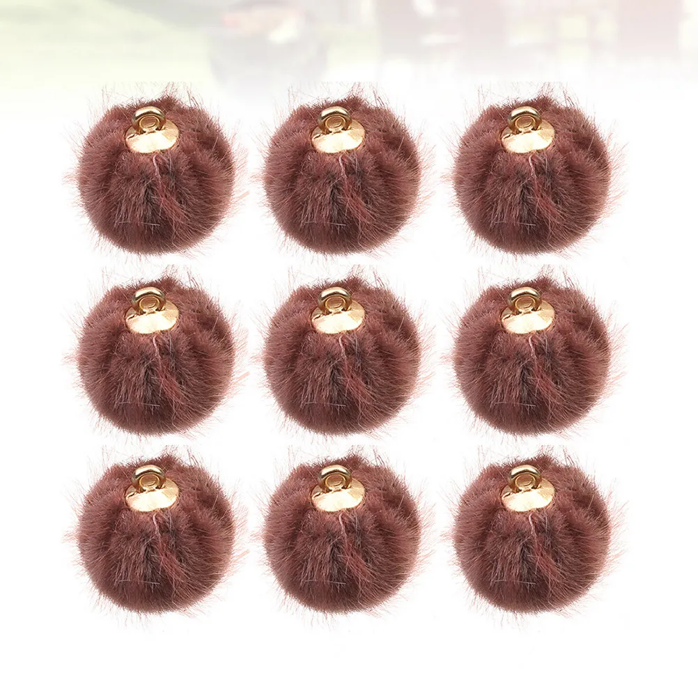 24Pcs Pompon Hanging Pendant Set Elegant Eye-Catching Simple Stylish Design for DIY Earrings Jewelry Dangler Gift for Women