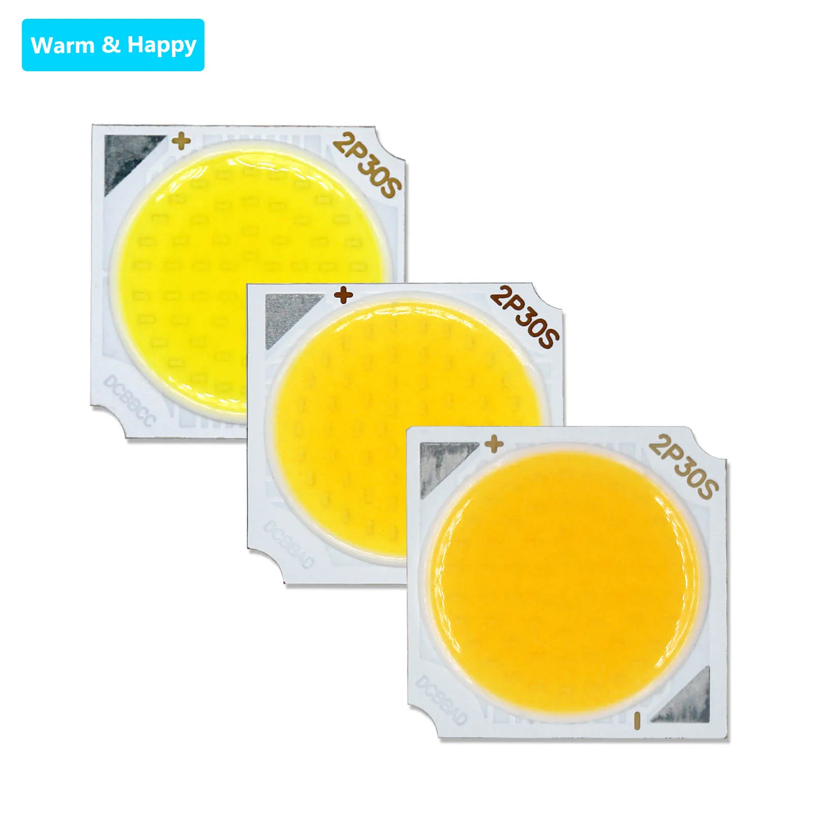 

30W LED COB Light Emitting Diode DC30-36V 900mA Power Supply Accessory Chip 19 * 19mm for Spotlight Track Lights Downlights