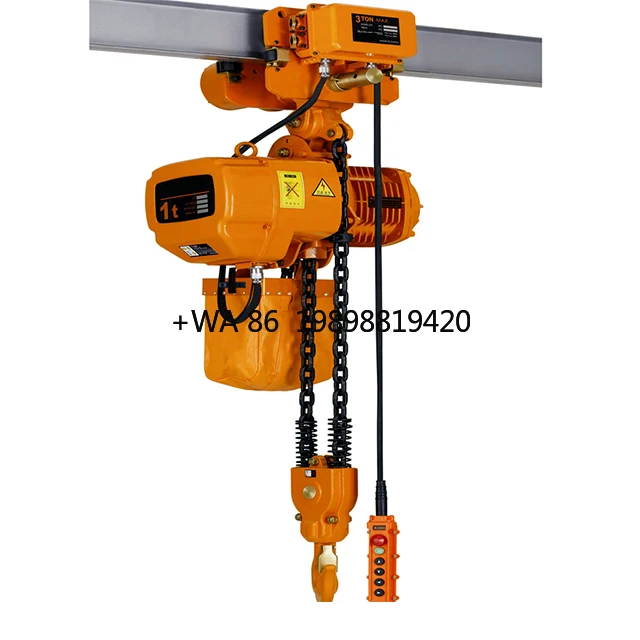 

Настраиваемая легкая в эксплуатации подвесная подвеска, электрическая цепная таль 1 т