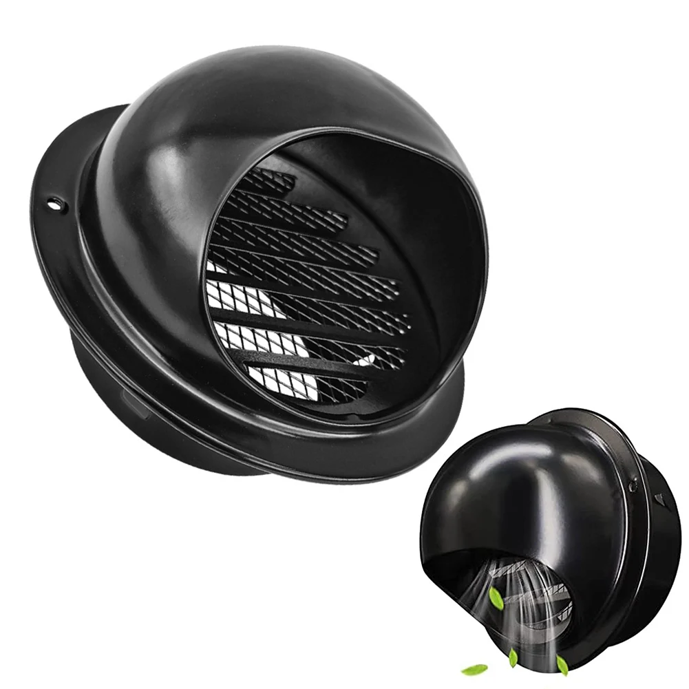 

Крышка воздуховода из нержавеющей стали с полированными краями, непромокаемая жалюзи и сеткой, устойчивая к насекомым, для простой установки