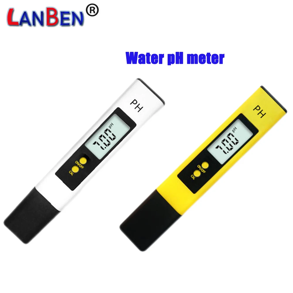 pH Meter Water Quality pH Tester pen Alkaline and Acidic pH Testing Instrument Portable pH Meter