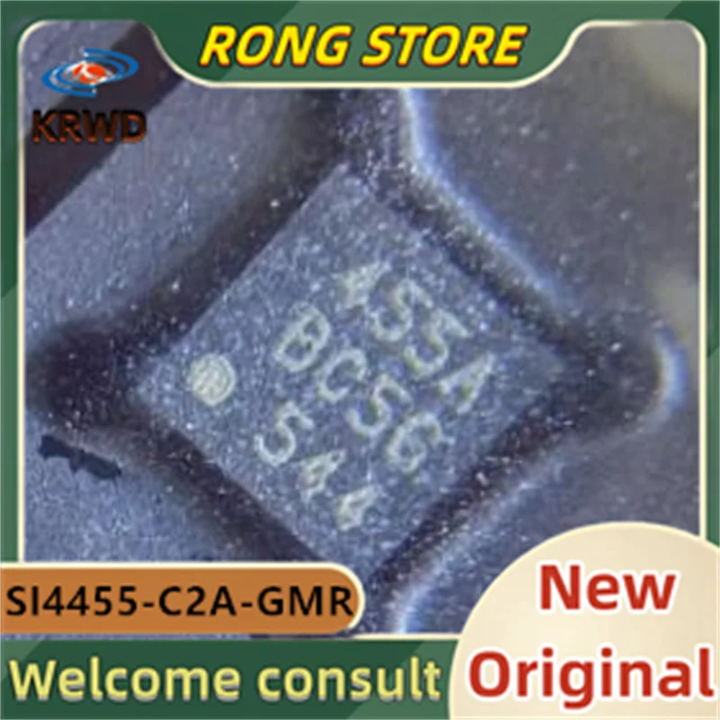 5PCS  455A  New Original  SI4455-C2A-GMR SI4455 QFN20