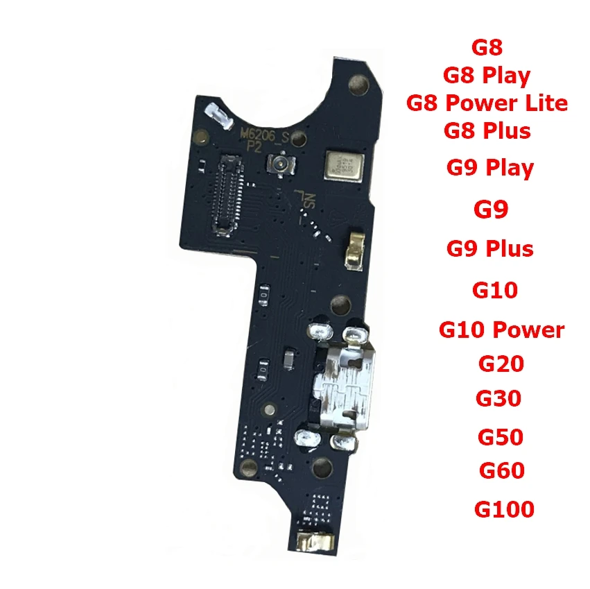 50Pcs USB Charger Charging Dock Connector Flex Cable For Motorola Moto G G8 Power Lite G9 Play Plus G10 G20 G30 G50 G60 G100