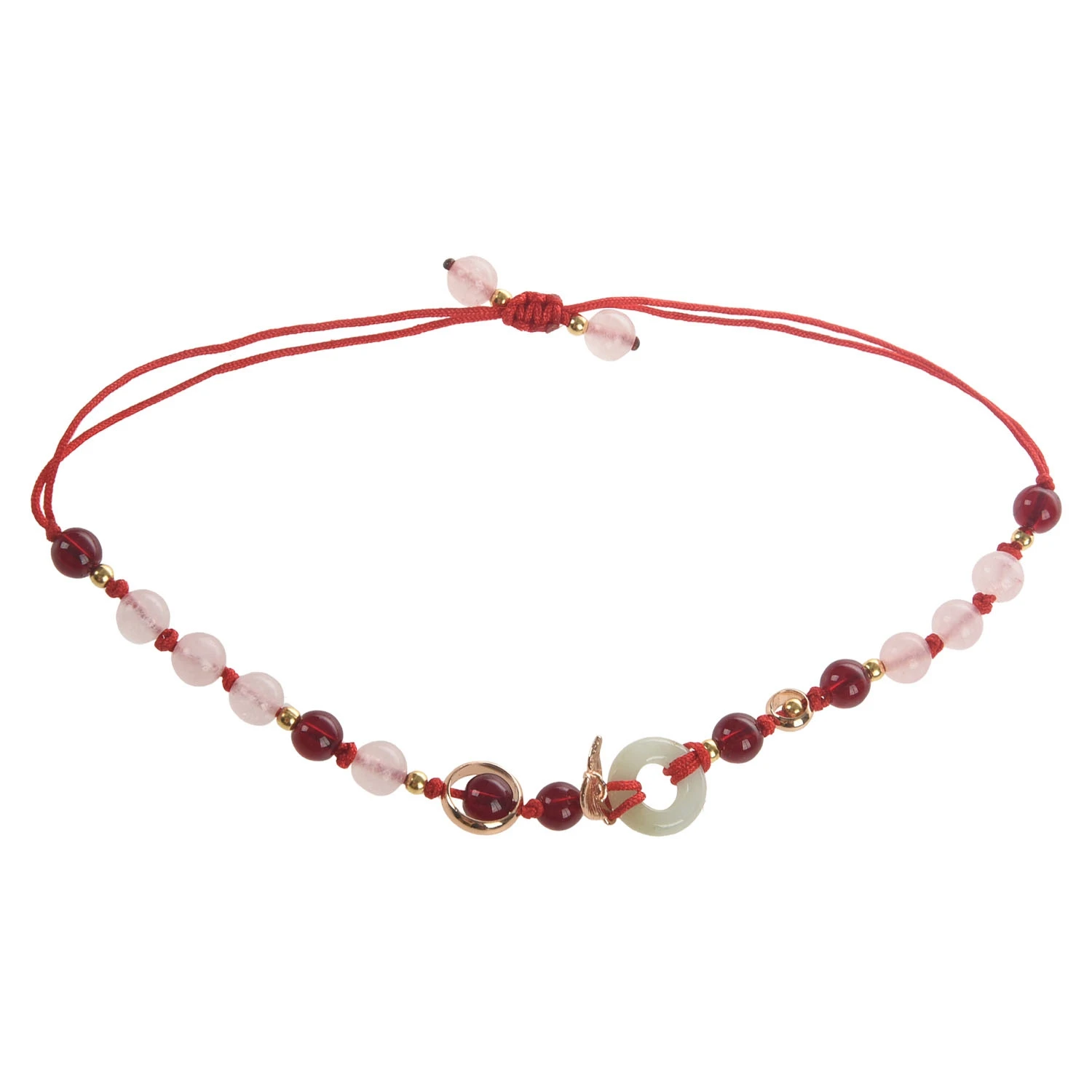 Ethnic Style Fresh and Simple Bracelet Female Red Rope Weaving Art Small Fresh Bracelet