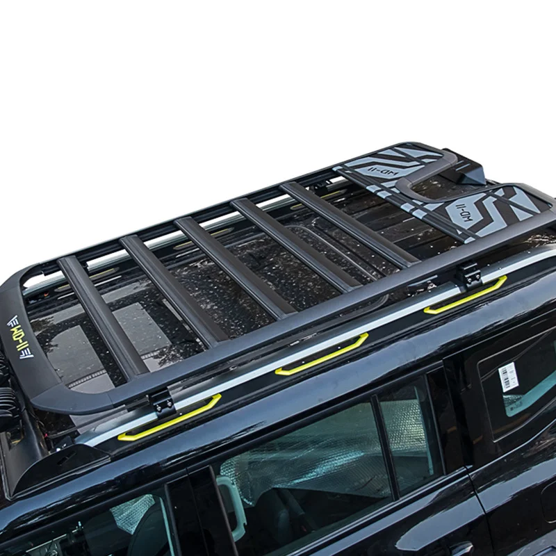 Roof Rack Frame Cross Country Modification Platform with Folding Ladder For Jietu Traveler Shanhai T2