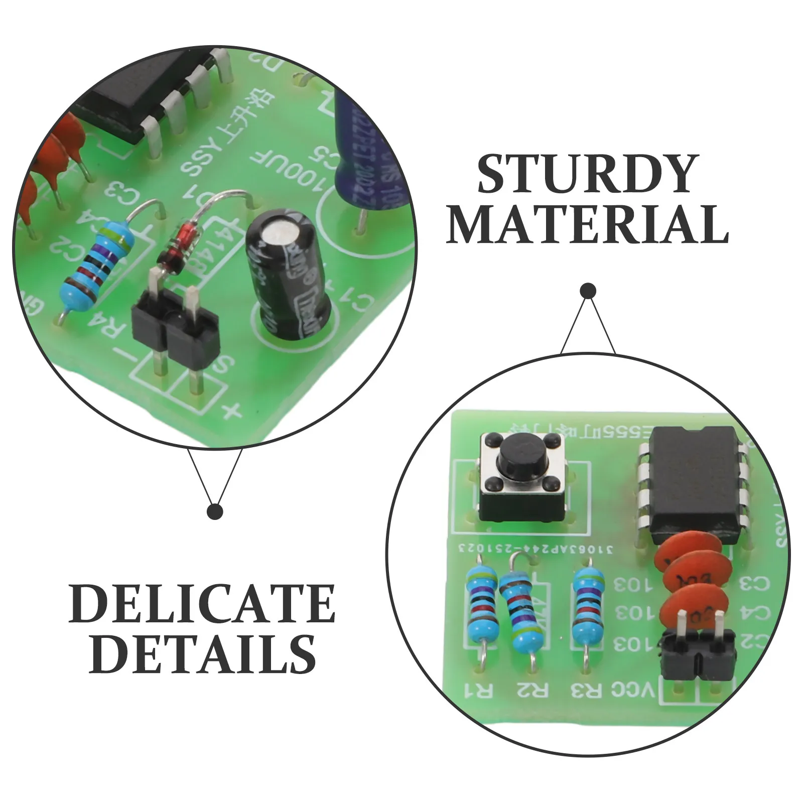 3Pcs Soldering Practice Kit DIY Electronic Doorbell Soldering Kit Beginner Electronics Training Board Solder Project for Home