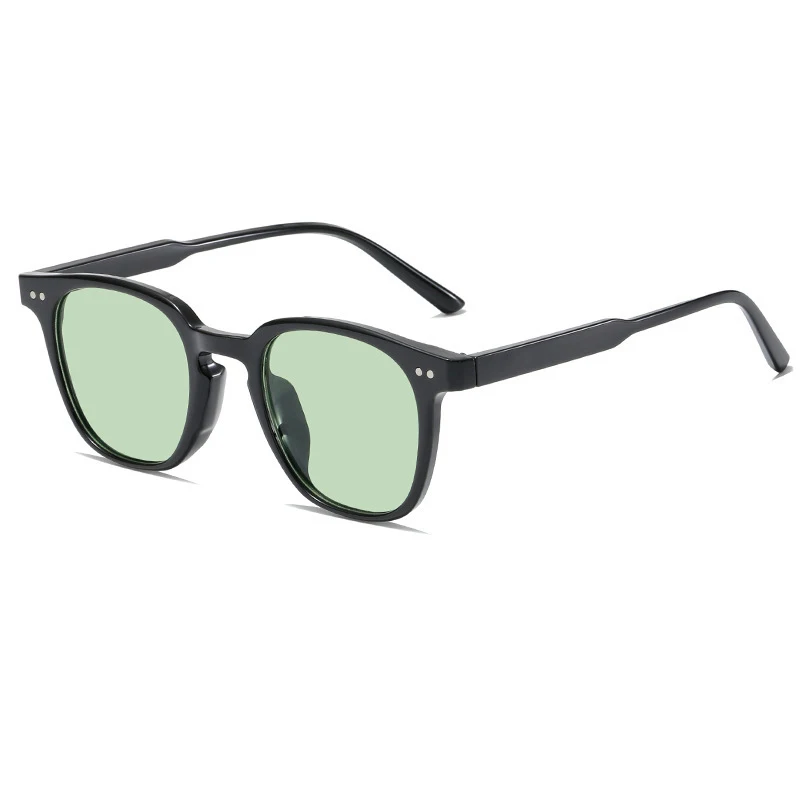 Nieuwe Vintage Vierkante Zonnebril Dames Heren Luxe Merk Kleine Ronde Zonnebril Vrouwelijke Kleine Brillen Zonnebril voor Man Vrouw