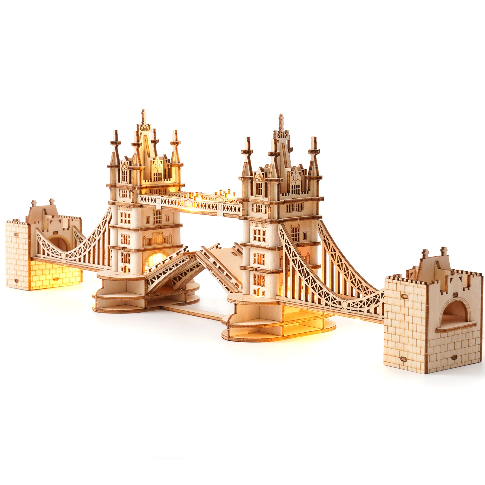 Lighting Decor Woodbridge - Rolife DIY Wooden 3D Puzzle Tower