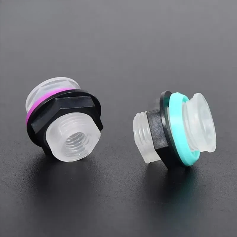 Bulkhead Three-piece Union Plastic Parts Internal Thread Connector