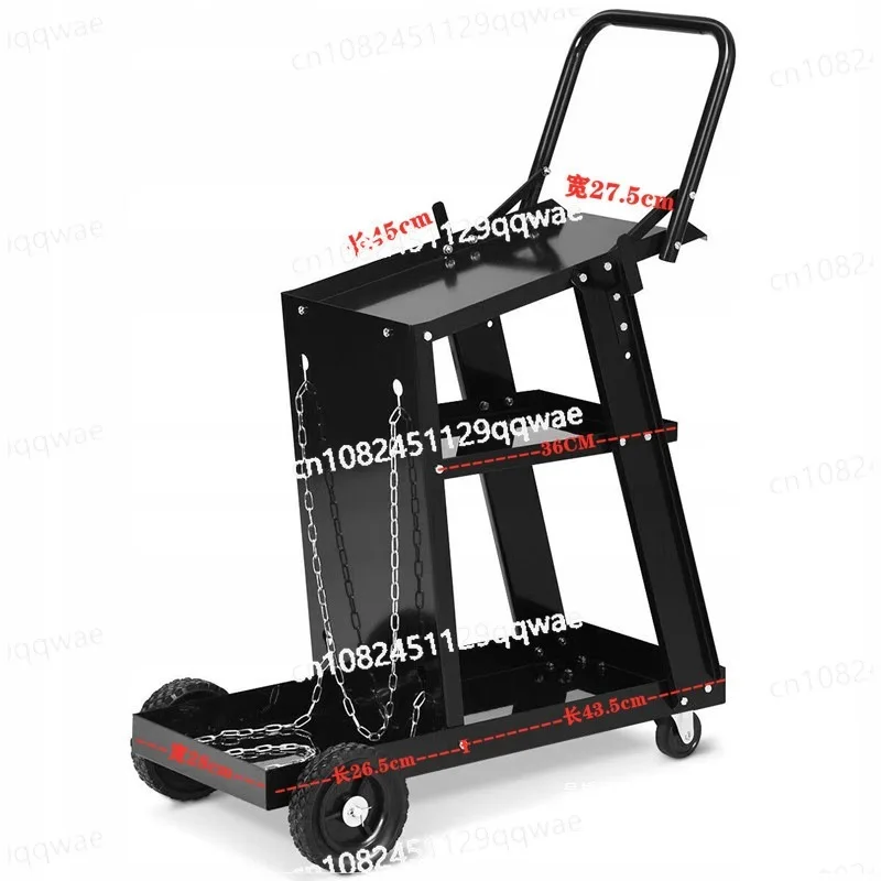 Tool Cart Trolley for Welding machine,Multifunctional storage shelf Auto repair mobile trolley