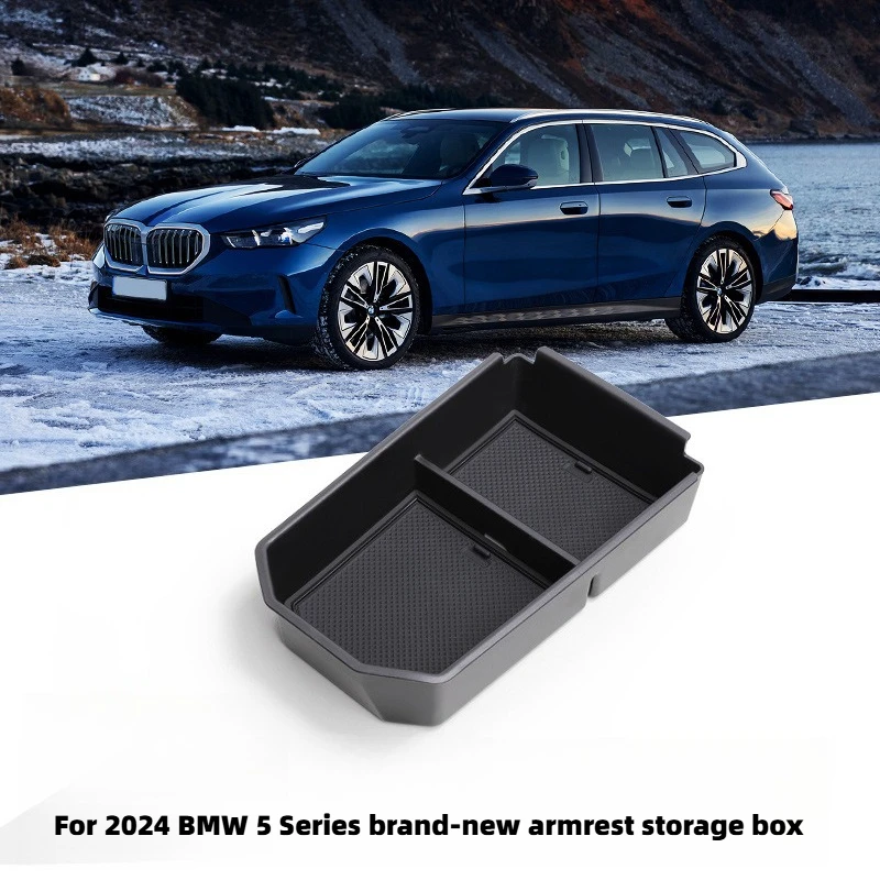 

For 2024 2025 BMW 5 Series Armrest Box Storage Box Central Control Car Storage Car Interior Accessories
