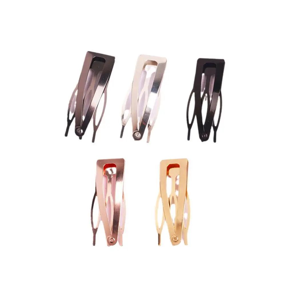 10pcs Metal Snap Hair Clips Updo Hair Pin Hair Organizer Headwear Accessories Hairpins Women Hair Click Clack A7X6