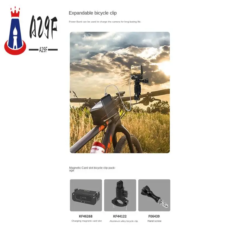 

A29F-складной магнитный адаптер для крепления на штатив, магнитный адаптер, интерфейс 1/4 дюйма для экшн-камеры ACTION 2,