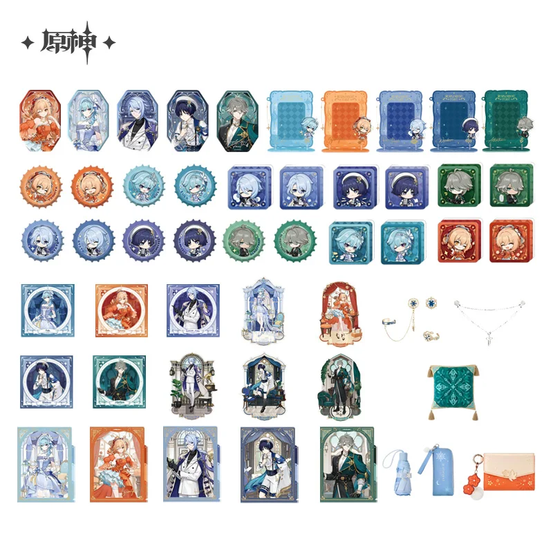 

Presale Sunsyea Genshin Impact Official Merch miHoYo Original CYHY 2 Series Acrylic Stand Badge Wanderer Alhaitham Ayato Eula