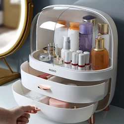 Cosmetic Storage Box Big Capacity Dustproof Waterproof Makeup Organizers Home Skin Care Make Up Nail Jewelry Storage Drawers