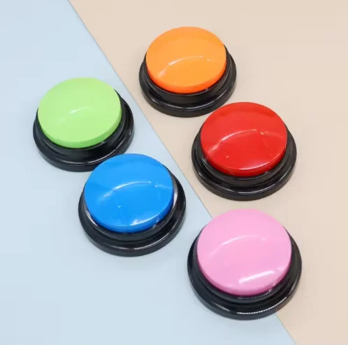 

Eco-Friendly Pet Communication Button Dog Voice Box Training Talk Toy ABS Recording Speaker Pet Dog Communication Button