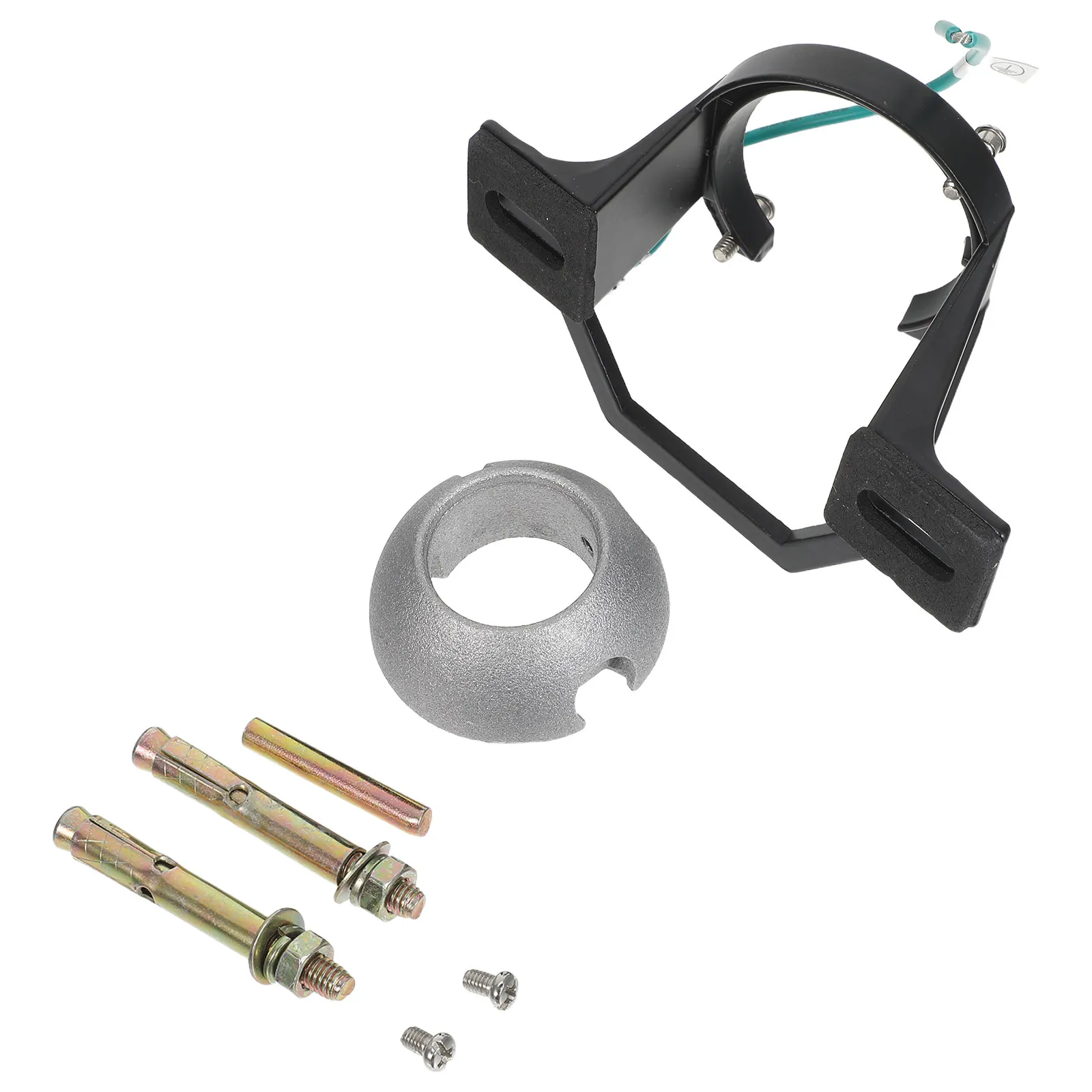 1Set Ceiling Fan Mounting Bracket Heavy Duty Metal Support Stable Mount Kit for Indoor Outdoor Sloped Ceiling Fan Installation