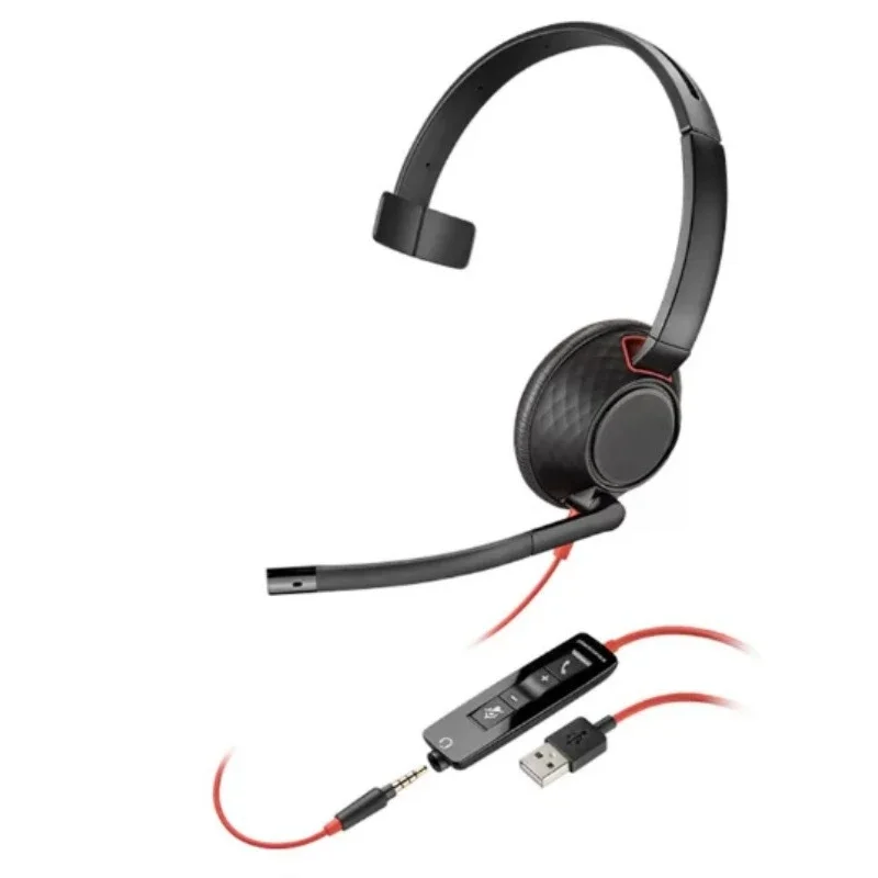 Dual Mode Wireless Wired Over-Ear Headphones with Mic, Noise Cancelling Headset for PC Gaming Office Video Call Daily Listening