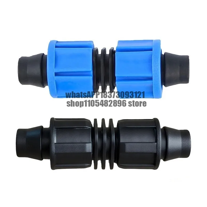 Agricultural 16mm straight through wool pipe connector with pull ring