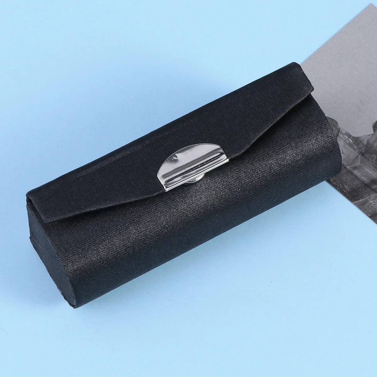 Astuccio per Rossetto con Superficie Liscia, Nero Premium, Antiurto, Anti-caduta, Scatola Portaoggetti con Specchio, Organizer da Viaggio per Trucco