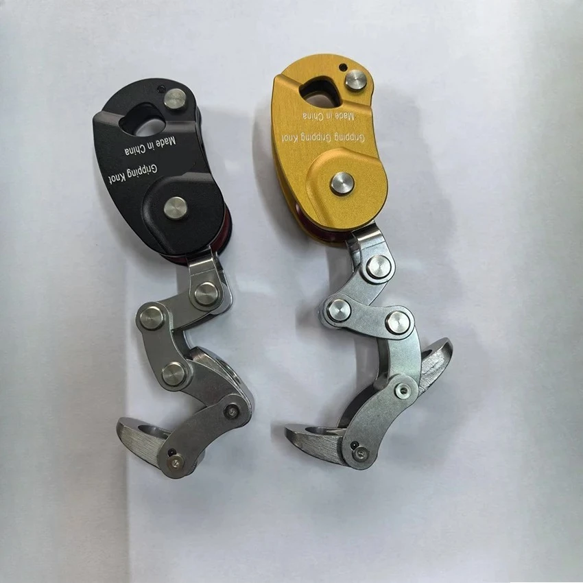 10m Safety Rope Self-Locking Device, Tree Climbing Grasping Knots, Rope Grabber Outdoor Pulley for Labor-Saving Aerial Work