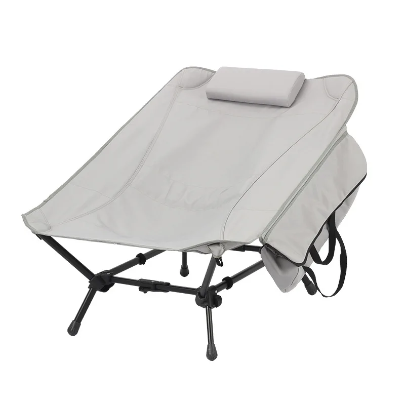 Outdoor lounge chair, camping folding lounge chair, convenient high-end lunch chair
