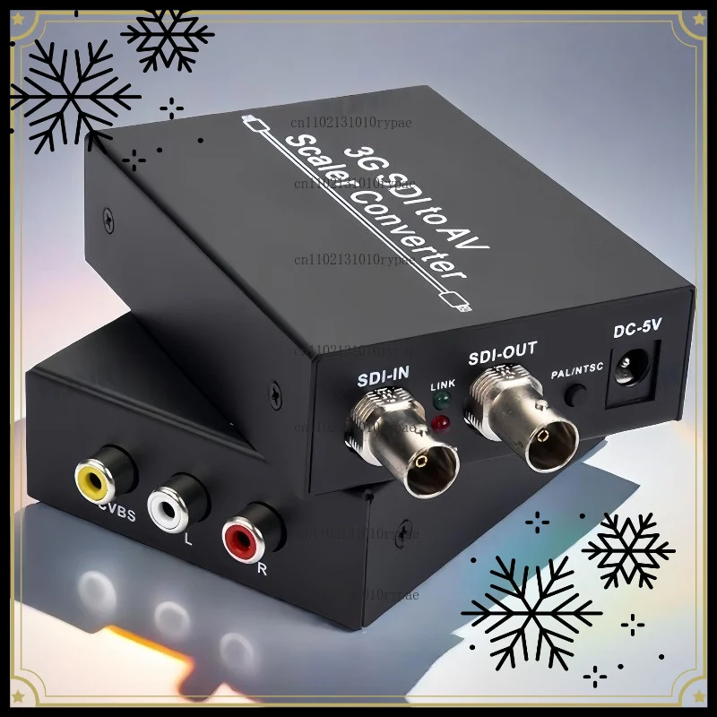 Broadcast-grade high-definition SDI to AV+SDI converter. Supports HD 1080P local SDI output. Also compatible with HD/3G-SDI.