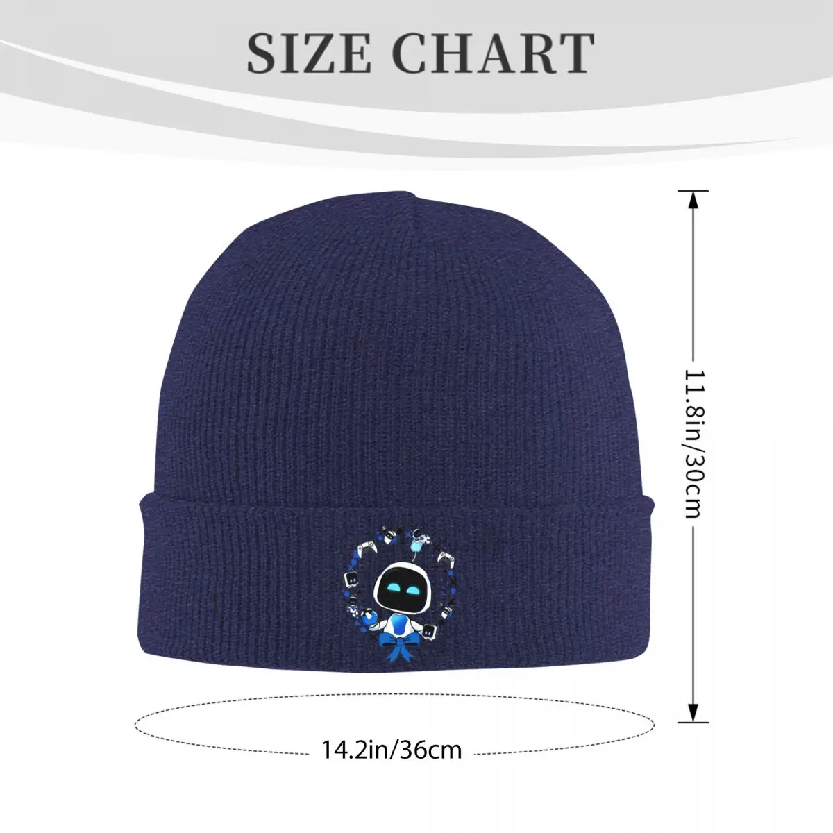 Astrobot Cartoon Game Hat Autumn Winter Skullies Beanies Warm Astros Playroom Caps Female Male Knitted Hat