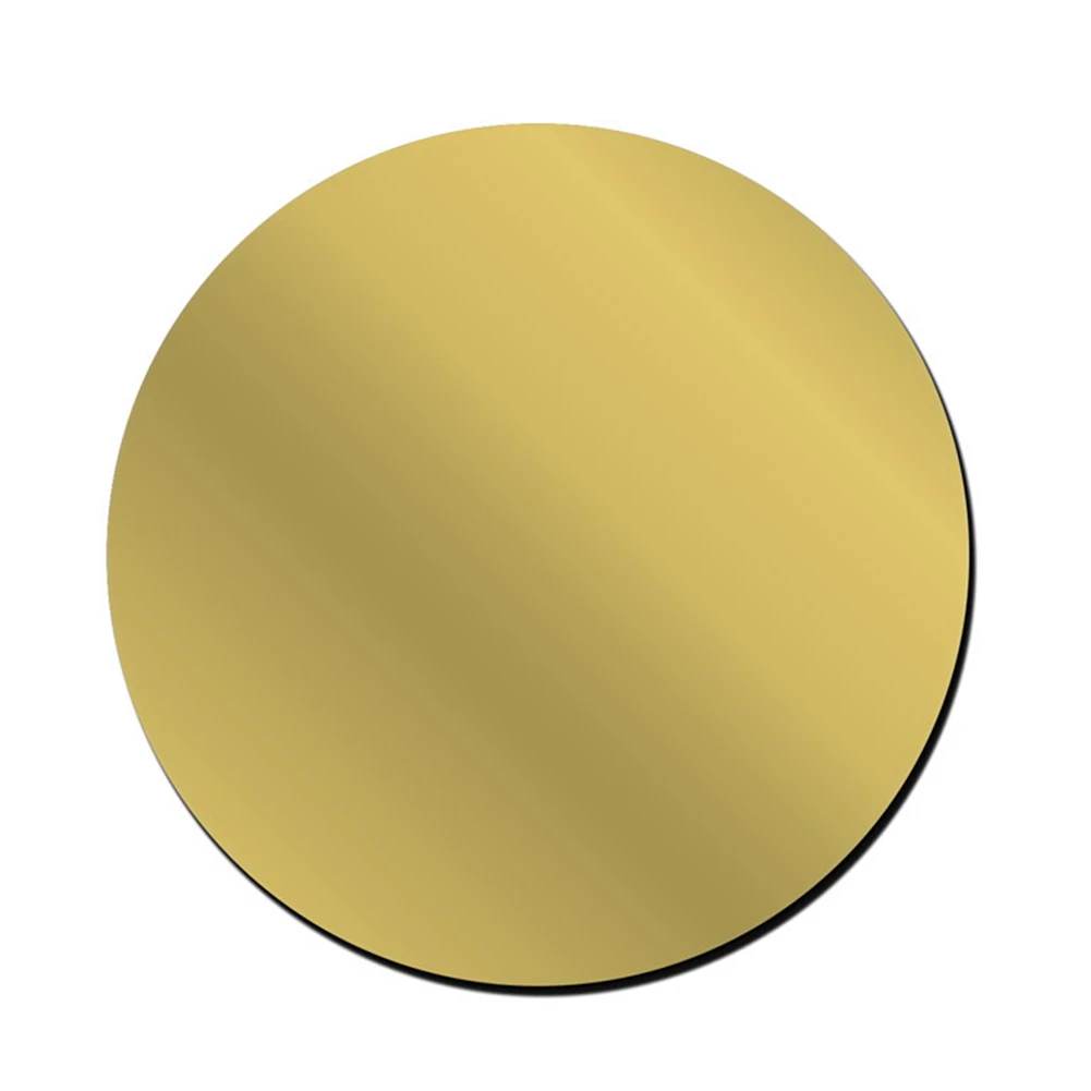 ملصقات مرآة أكريليك ذاتية اللصق لوحة مرآة ديكور دائرة صغيرة مرآة الشارات للمنزل غرفة الفن غرفة نوم