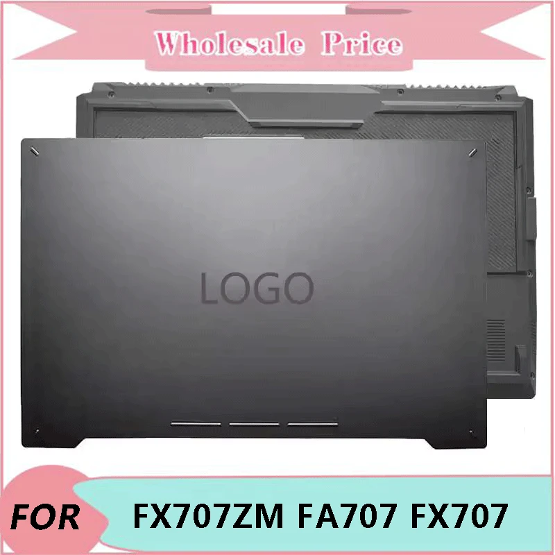 

New For FX707ZM FA707 FX707 Laptop LCD Back Cover Front Bezel Upper Palmrest Bottom Base Case Keyboard Hinges