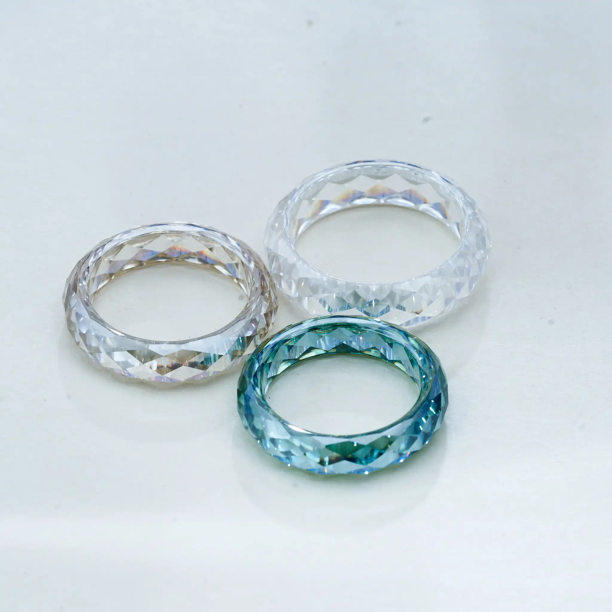 D‑Color VVS1 Multi‑Color Moissanite Band Ring Champagne Blue Green S925 Sterling Silver Pass Diamond Tester Hip‑Hop Couple Fine Jewelry Party Gift For Men Women