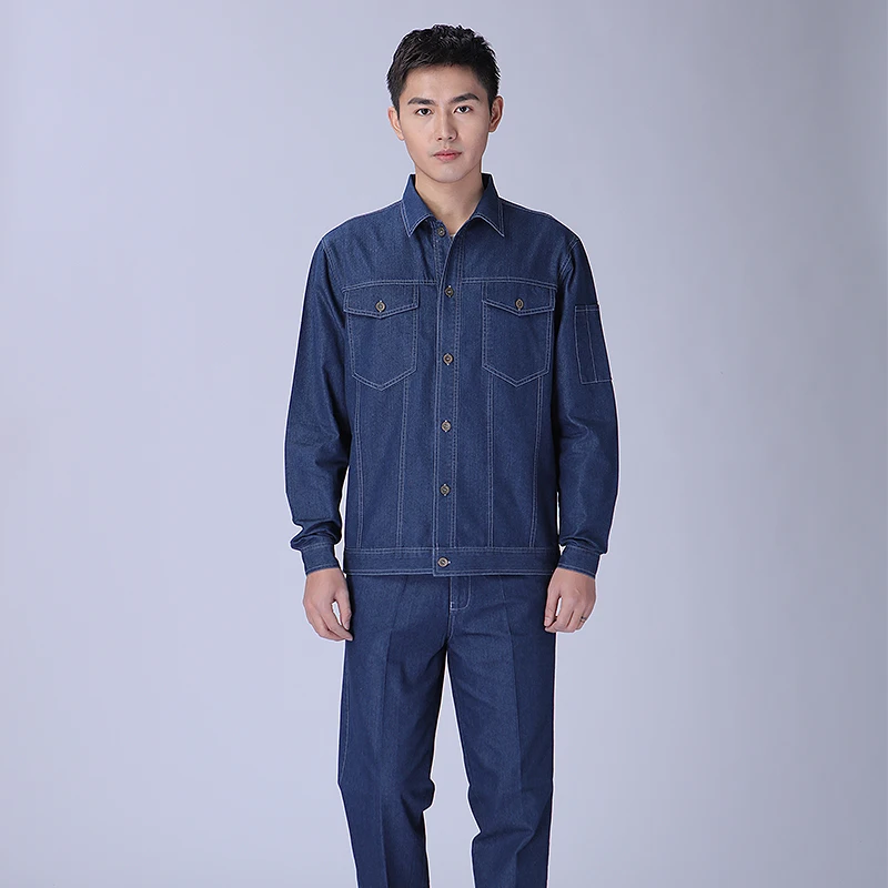 Working Clothes For Men Men's Overalls Work Wear Clothing Overalls Workwear Workshop Uniforms Mechanic Man Print Logo