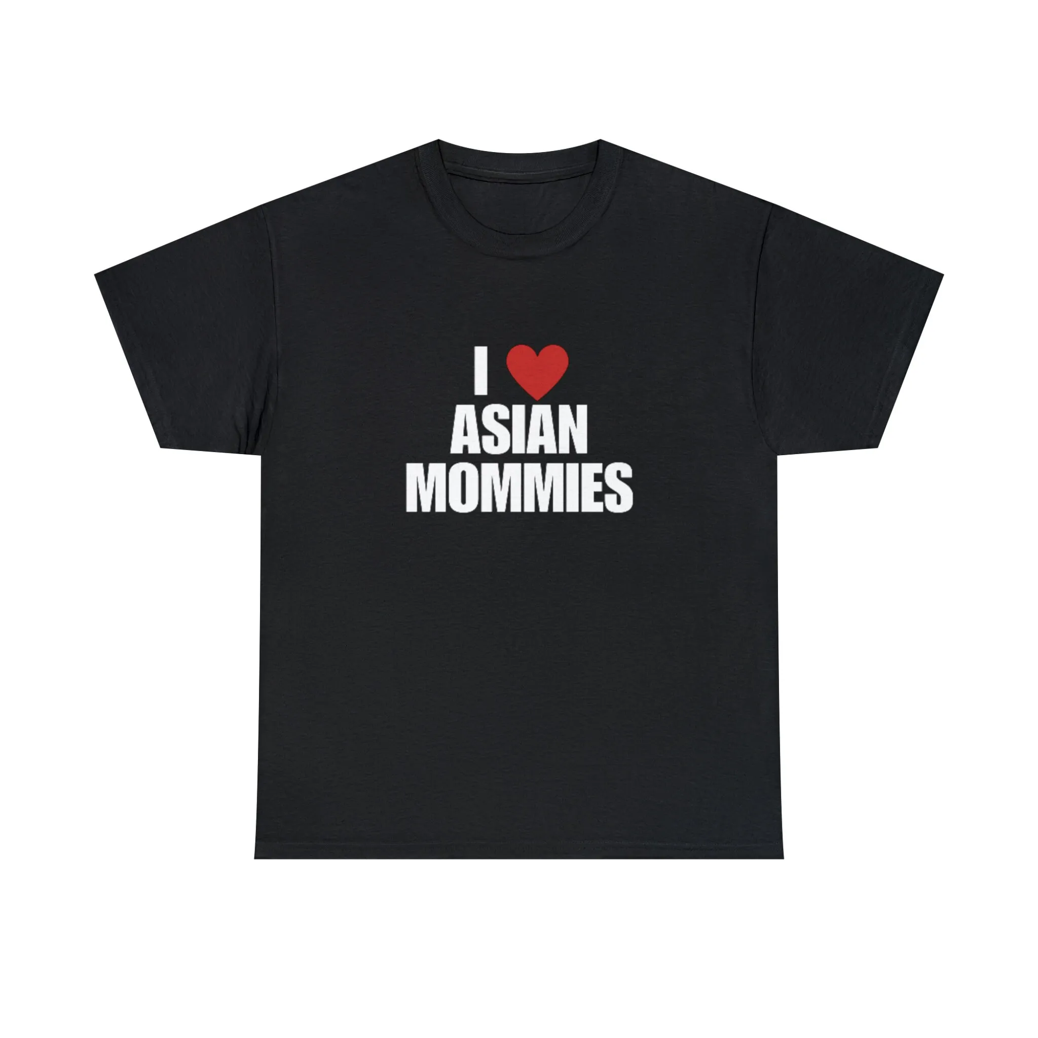 I Love Asian Mommies T Shirt Heart