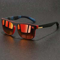 Fashion Vintage Square Sports Sunglasses Men Women Fishing Driving For Man Brand Designer Sun Glasses 5