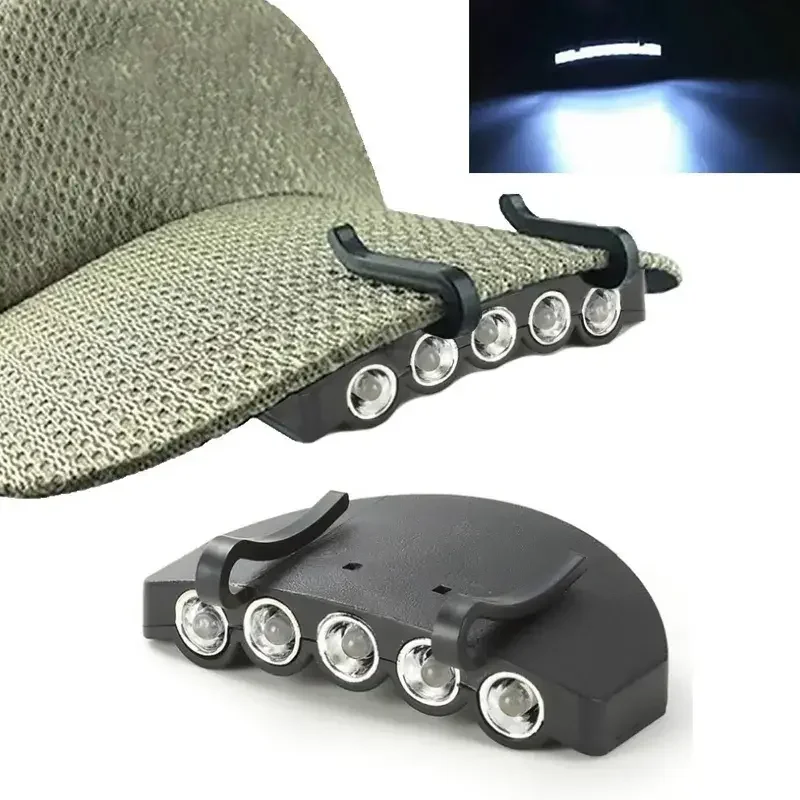 

New Super Bright Night Fishing 11-LED Cap Light Headlight Headlamp Head Flashlight Head Hat Clip on Light Fishing Head Lamp