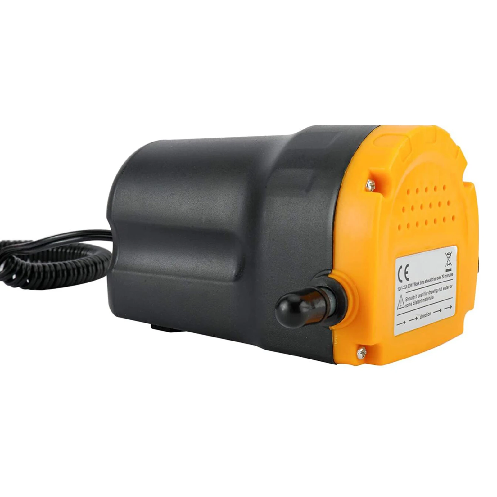12V 80W Oil Change Pump Extractor Electric Fluid Transfer Pump Diesel Engine Oil Pump with Tubes for Car Truck RV Boat ATV