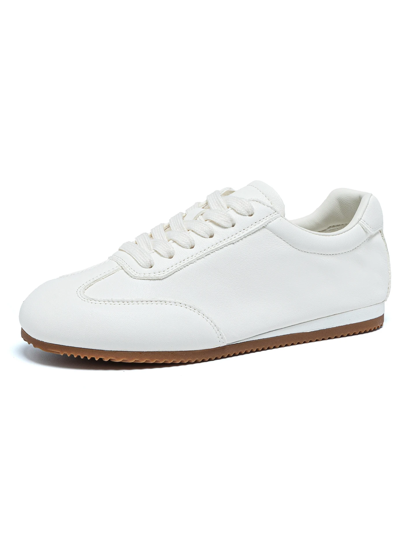 Genuine Leather Flat Bot Casual oes Women's Summer Autumn Top Layer Cowhide Breathable Comfortable Soft Bot Single oes