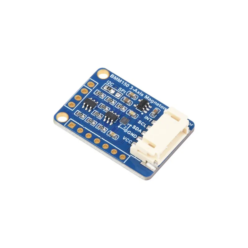 Waveshare BMM150 3-axis Magnetometer Sensor, Digital Compass Sensor, Magnetic Field Measurement