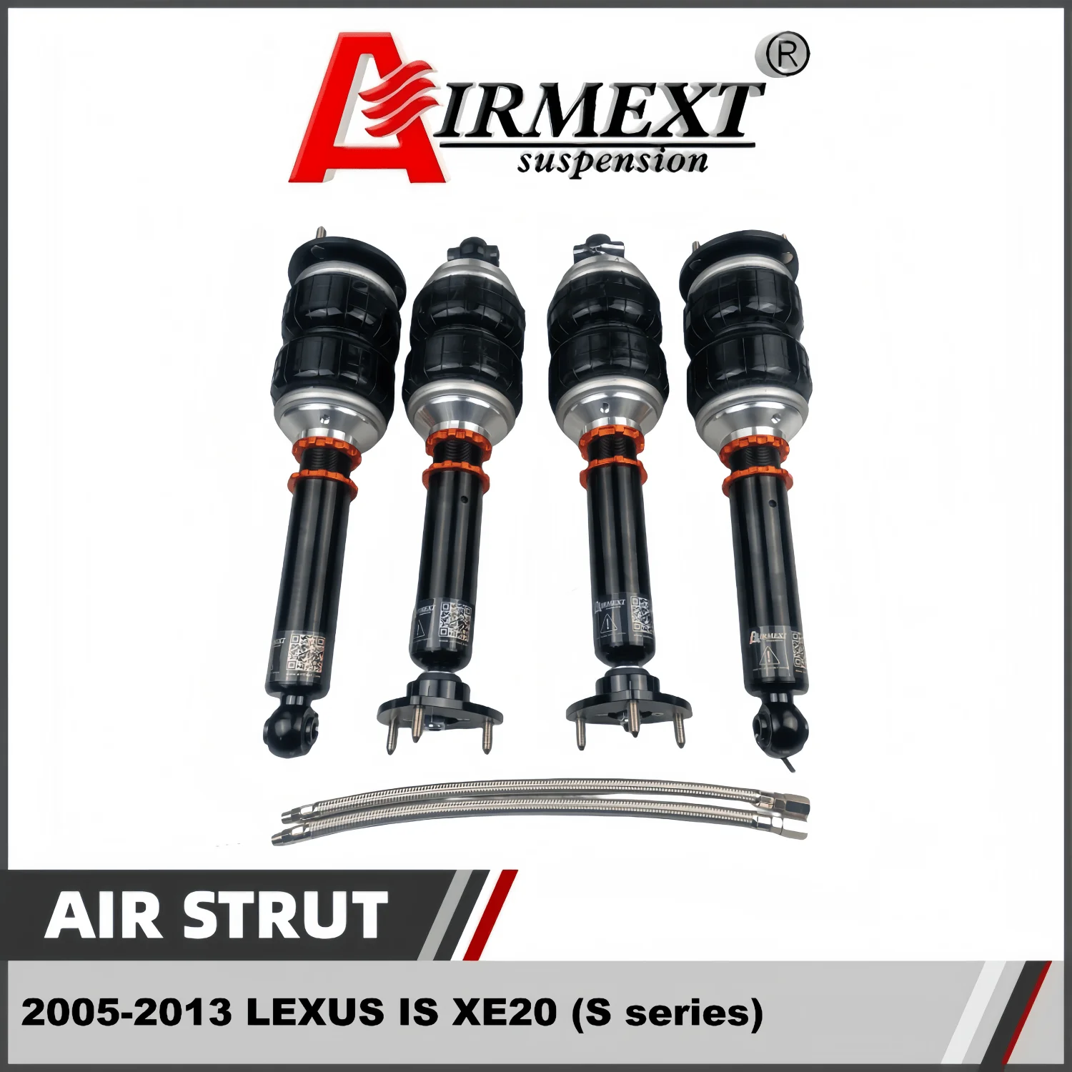 For LEXUS IS250 IS350 GS350 XE20 2WD (2005~2013) /Air strut pack/Reverse shocks+air spring assembly /Auto parts/pneumatic