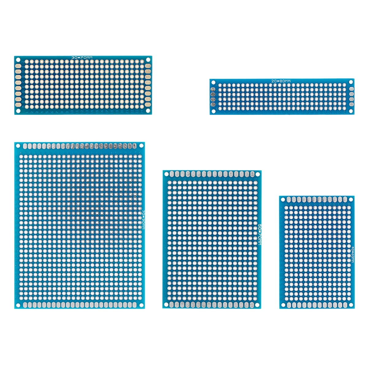 6/10pcs PCB Prototype Board Double Side Circuit Boards DIY Universal Printed Perfboard Electronic Kit 2x8 3x7 4x6 5x7 7x9cm