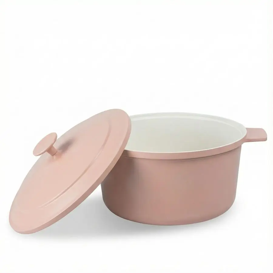 

Steel 5 Qt Lightweight Ceramic Dutch Oven Pot with Lid, Nonstick Sourdough Dutch Oven for Bread Baking, 10 in 1 Stock Pot Ovens