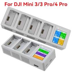 Battery Charging Hub Charger Batteries Intelligent Flight Battery Fast Charger for DJI Mini 3 3 Pro Mini 4 Pro Drone Accessories